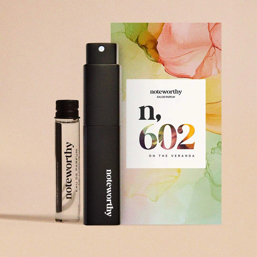 Noteworthy n,602 Eau De Parfum | On the Veranda | Baies Roses, Jasmine, Floral Fragrance