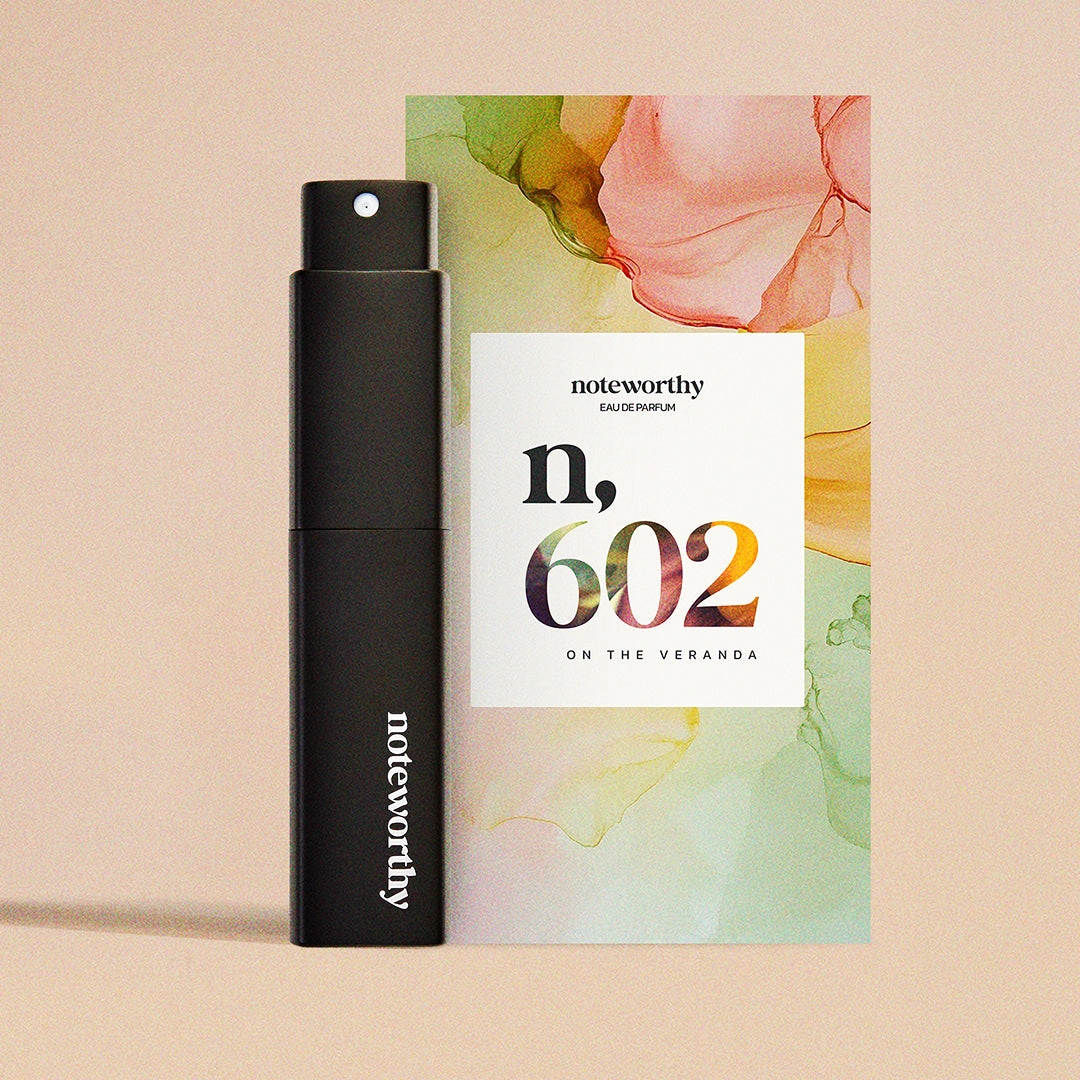 Noteworthy n,602 Eau De Parfum | On the Veranda | Baies Roses, Jasmine, Floral Fragrance