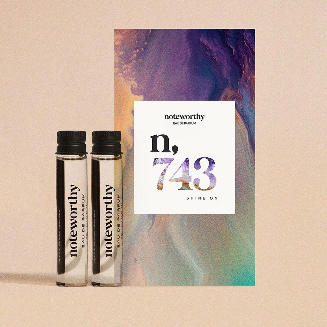 Noteworthy n,743 Eau De Parfum | Shine On | Tuberose Magnolia Jasmine Fragrance