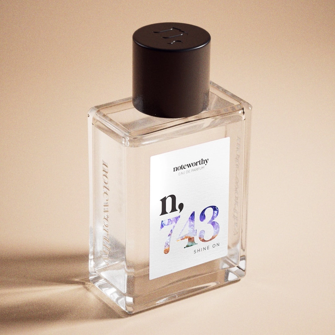 Noteworthy n,743 Eau De Parfum | Shine On | Tuberose Magnolia Jasmine Fragrance
