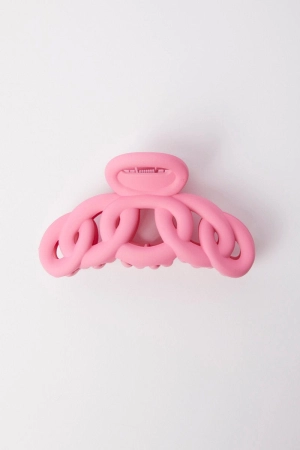 Pink Hair Claw Clip
