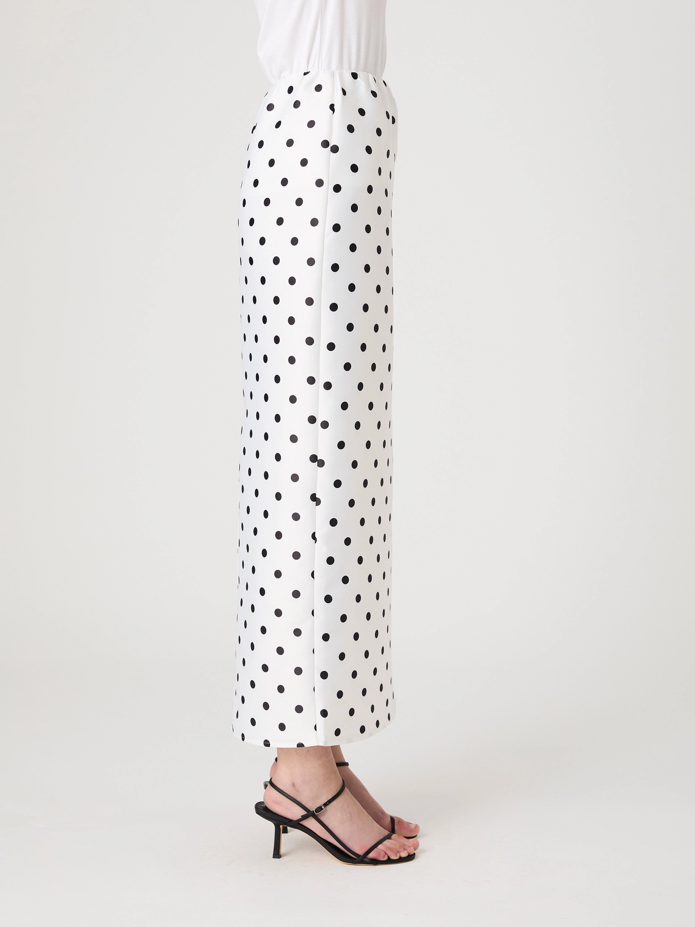 Polka Dot Maxi Skirt
