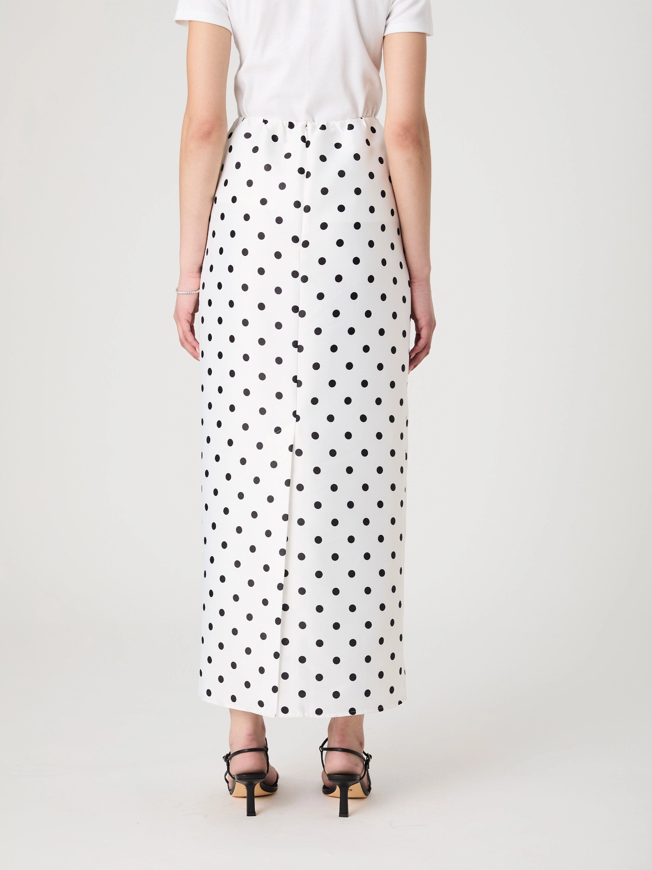 Polka Dot Maxi Skirt
