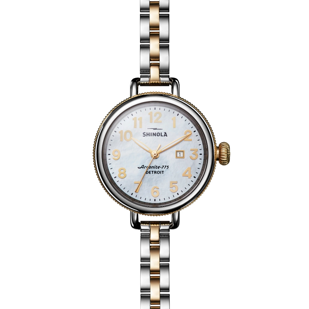 Shinola The Birdy 34mm Two-Tone Quartz Watch