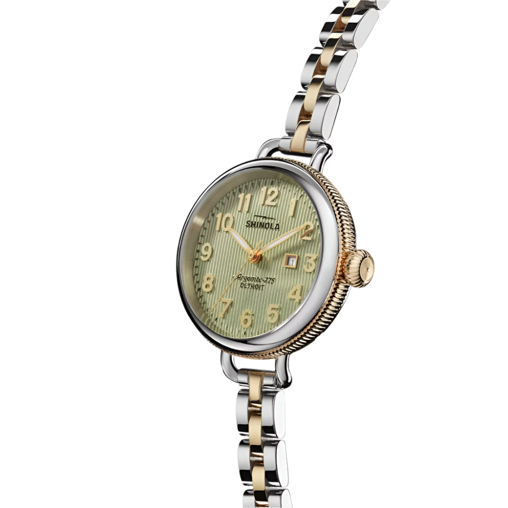 Shinola The Birdy 34mm Two-Tone Quartz Watch