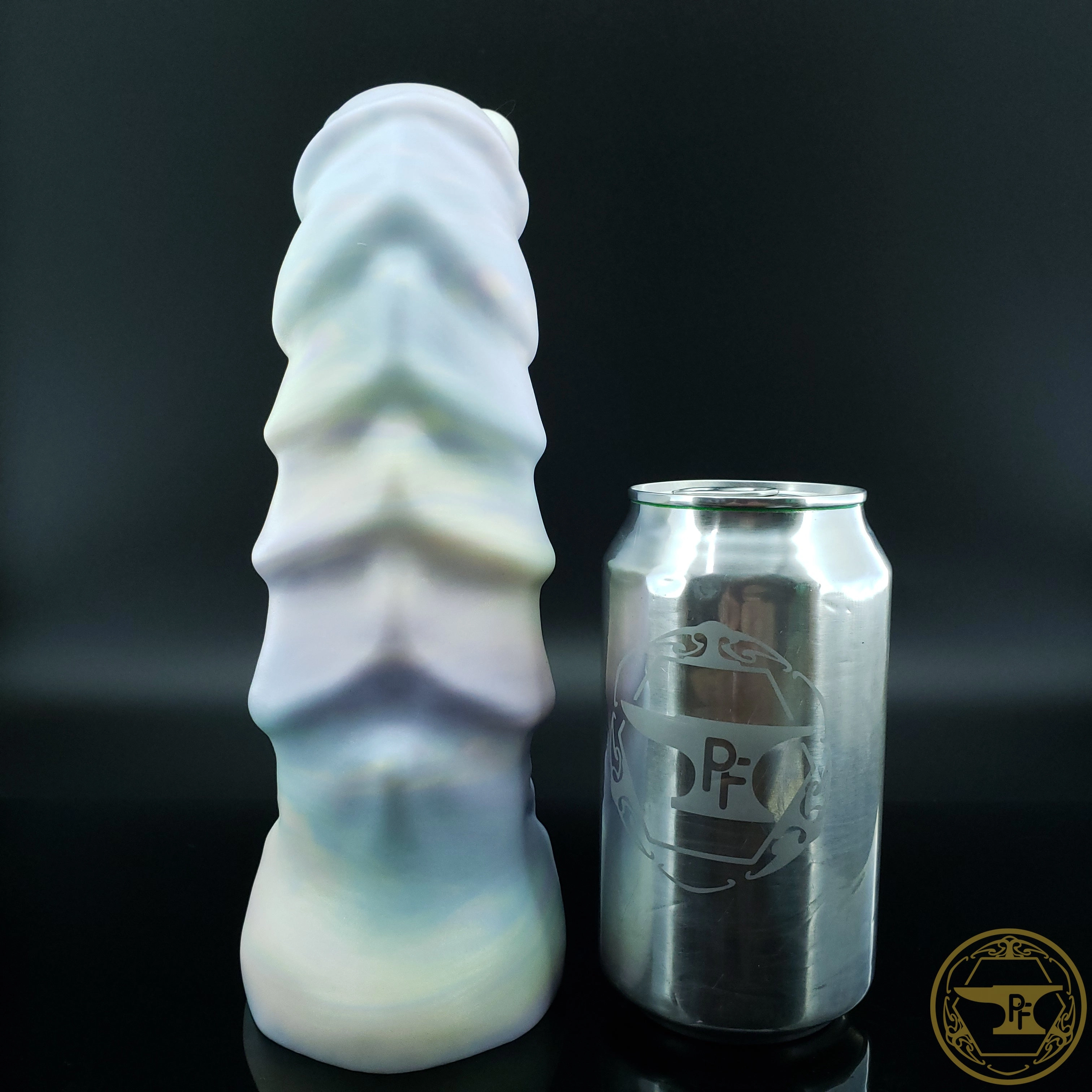 |SOLD OUT| Large Ankheg, Medium 00-50 Firmness, VERY Calm Pastel Rainbows, 6030 **VAC U LOCK HOLE INCLUDED**
