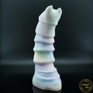 |SOLD OUT| Large Ankheg, Medium 00-50 Firmness, VERY Calm Pastel Rainbows, 6030 **VAC U LOCK HOLE INCLUDED**