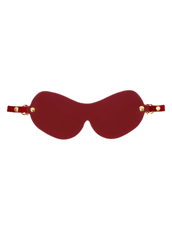 Taboom Red Faux Leather Avantgarde Blindfold