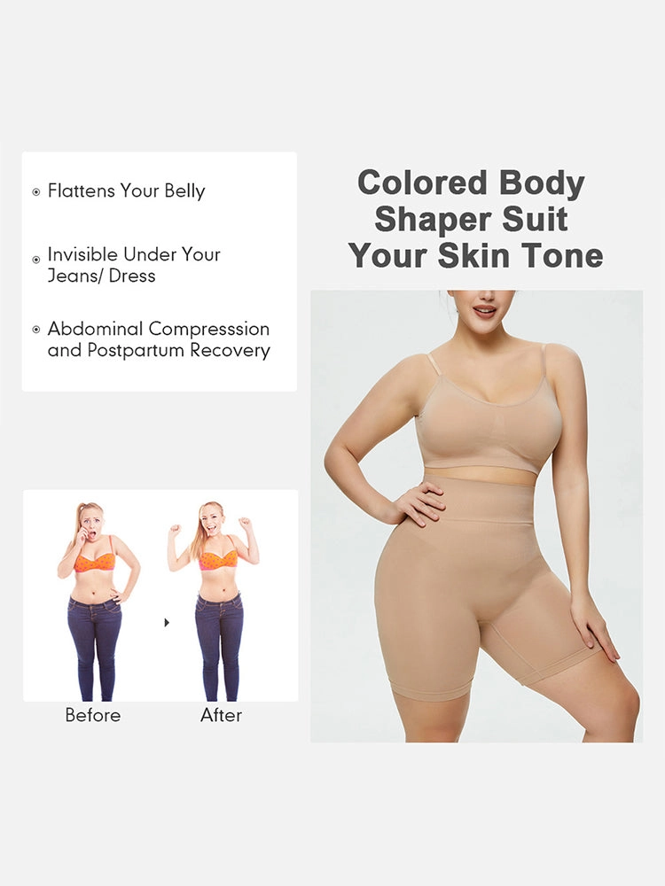 Tigh High Waist Tummy Control Buttock Lift Shaper Shorts