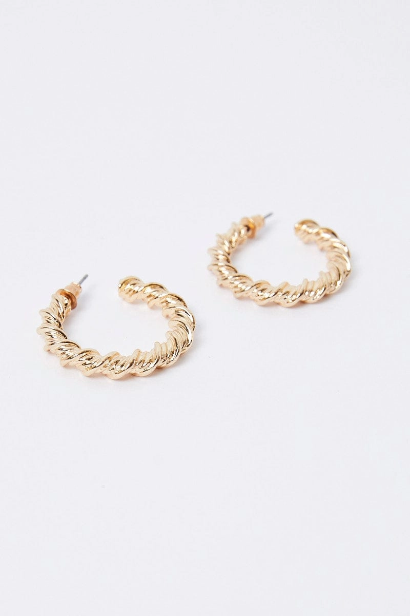 Twist Hoop Earrings