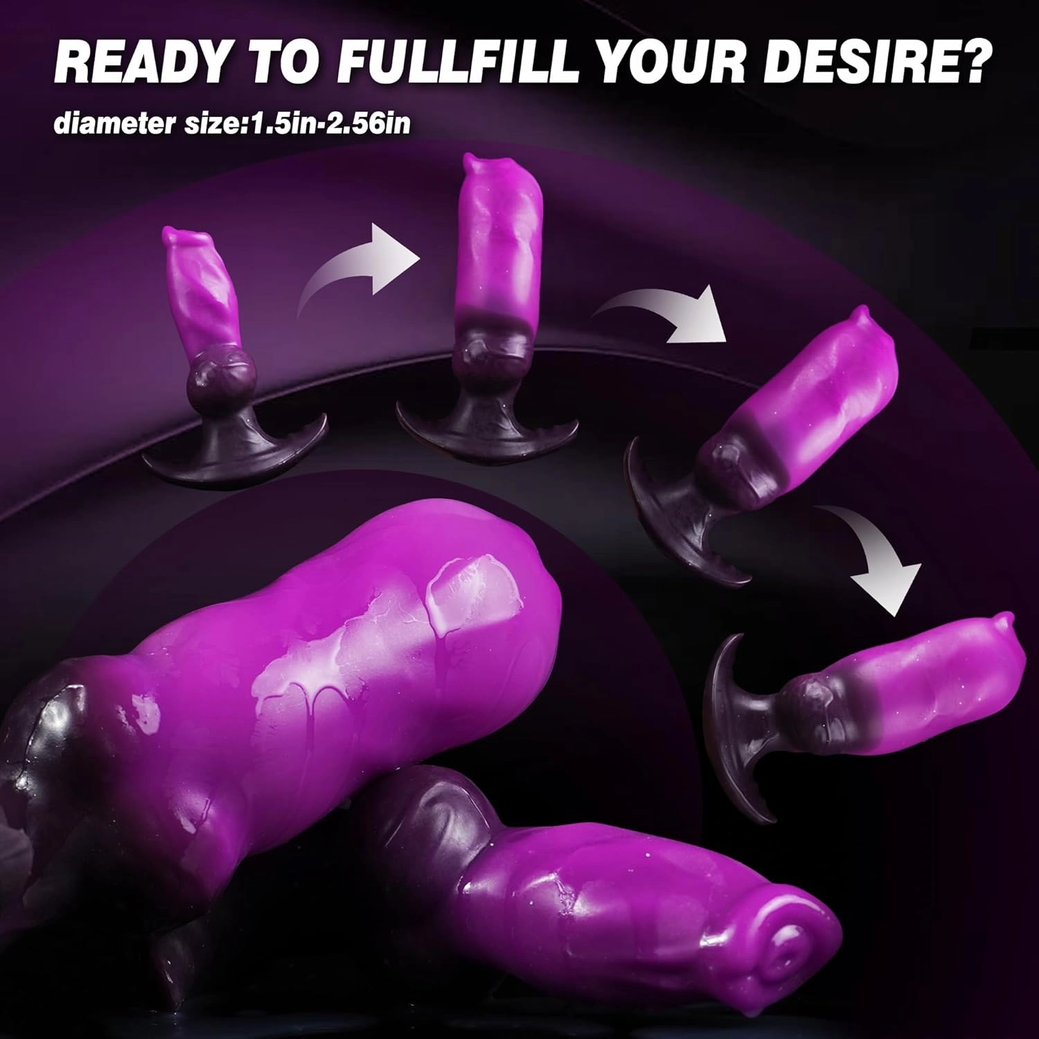 Vila Large Butt Plug Inflatable Anal Plug-Laphwing