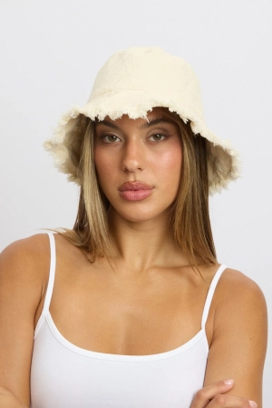 White Bucket Hat
