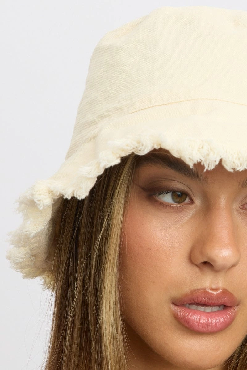 White Bucket Hat