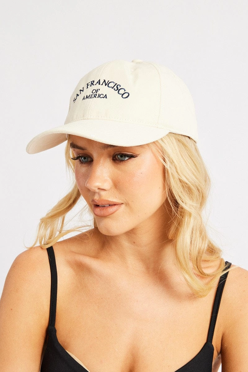 White San Francisco Cap