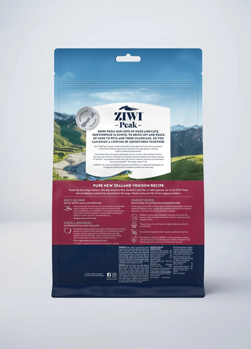 Ziwi Peak Air-Dried Venison Dry Dog Food